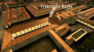 Animation of ancient Roman Fort in Caerleon Wales [upl. by Arriat]