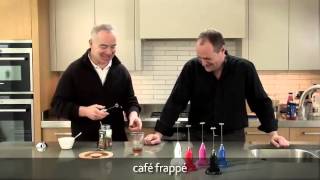 How to make a frappé coffee using an aerolatte milk frother [upl. by Inoue]