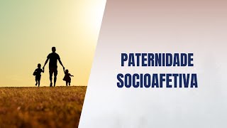 Paternidade socioafetiva [upl. by Ahsilav]