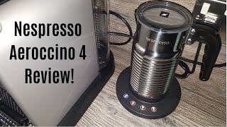 Nespresso Aeroccino 4 Milk Frother Review  Worth upgrading from the Aeroccino 3 [upl. by Junina]