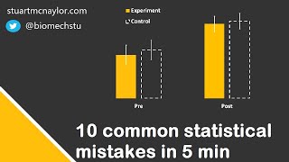 Ten Statistical Mistakes in 5 Min [upl. by Wallach]