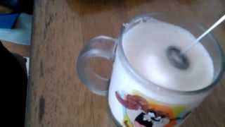 Aerolatte Review Frothing Cold Milk In Under 1 Minute [upl. by Atteynod856]